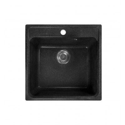 Мраморная кухонная мойка LEX Maury 510 Black Мраморная кухонная мойка LEX Maury 510 Black