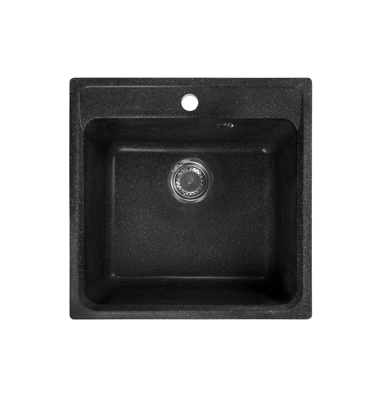 Мраморная кухонная мойка LEX Maury 510 Black