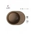 Кухонная мойка LEX Orta 620 Chocolate Кухонная мойка LEX Orta 620 Chocolate