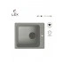 Кухонная мойка LEX Balaton 420 Space Gray Кухонная мойка LEX Balaton 420 Space Gray