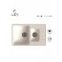 Кухонная мойка LEX St.Moritz 740 White Кухонная мойка LEX St.Moritz 740 White