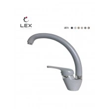 Кварцевый кухонный смеситель LEX Isonzo Space Gray