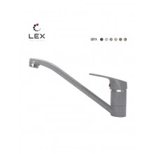 Кварцевый кухонный смеситель LEX Salto Space Gray