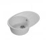 Мраморная кухонная мойка LEX Laguna 680 White Мраморная кухонная мойка LEX Laguna 680 White