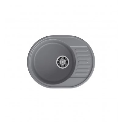 Мойка кухонная кварцевая LEX Orta 620 Deep Grey