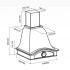 Вытяжка в стиле рустика LEX PALERMO 600 White Вытяжка в стиле рустика LEX PALERMO 600 White