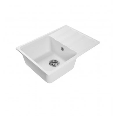 Мраморная кухонная мойка LEX Sirino 680 White Мраморная кухонная мойка LEX Sirino 680 White