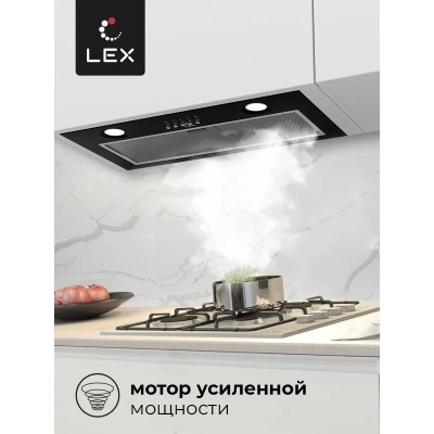 Встраиваемая вытяжка LEX Ghost 600 Black Встраиваемая вытяжка LEX Ghost 600 Black