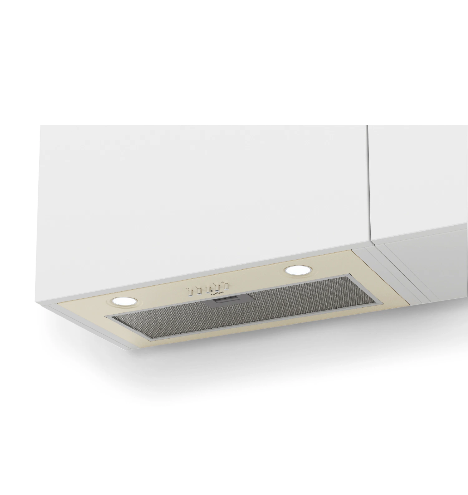 Встраиваемая вытяжка LEX Ghost 600 IVORY LIGHT Белый антик