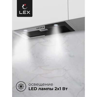 Встраиваемая вытяжка LEX Ghost G 600 Black Встраиваемая вытяжка LEX Ghost G 600 Black