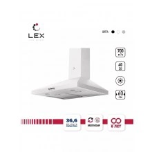 Купольная вытяжка LEX BRIZ 600 White