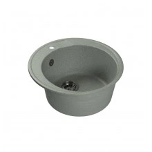 Мраморная кухонная мойка LEX Vico 490 Space Gray