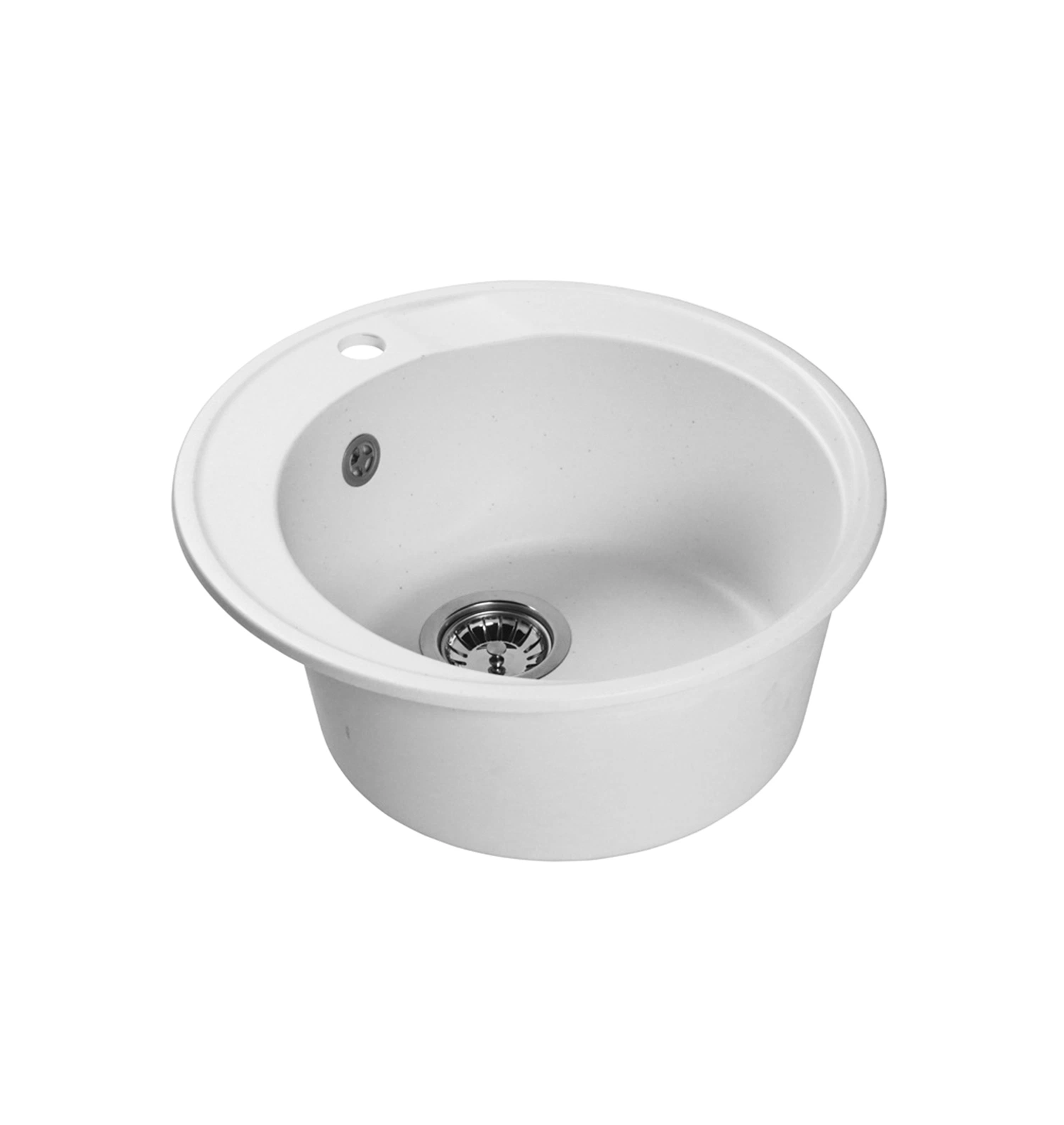 Мраморная кухонная мойка LEX Vico 490 White