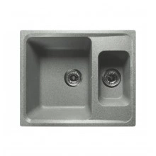 Мраморная кухонная мойка LEX Zurich 590 Space Gray
