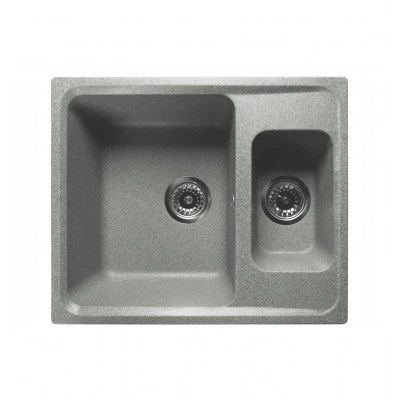 Мраморная кухонная мойка LEX Zurich 590 Space Gray Мраморная кухонная мойка LEX Zurich 590 Space Gray