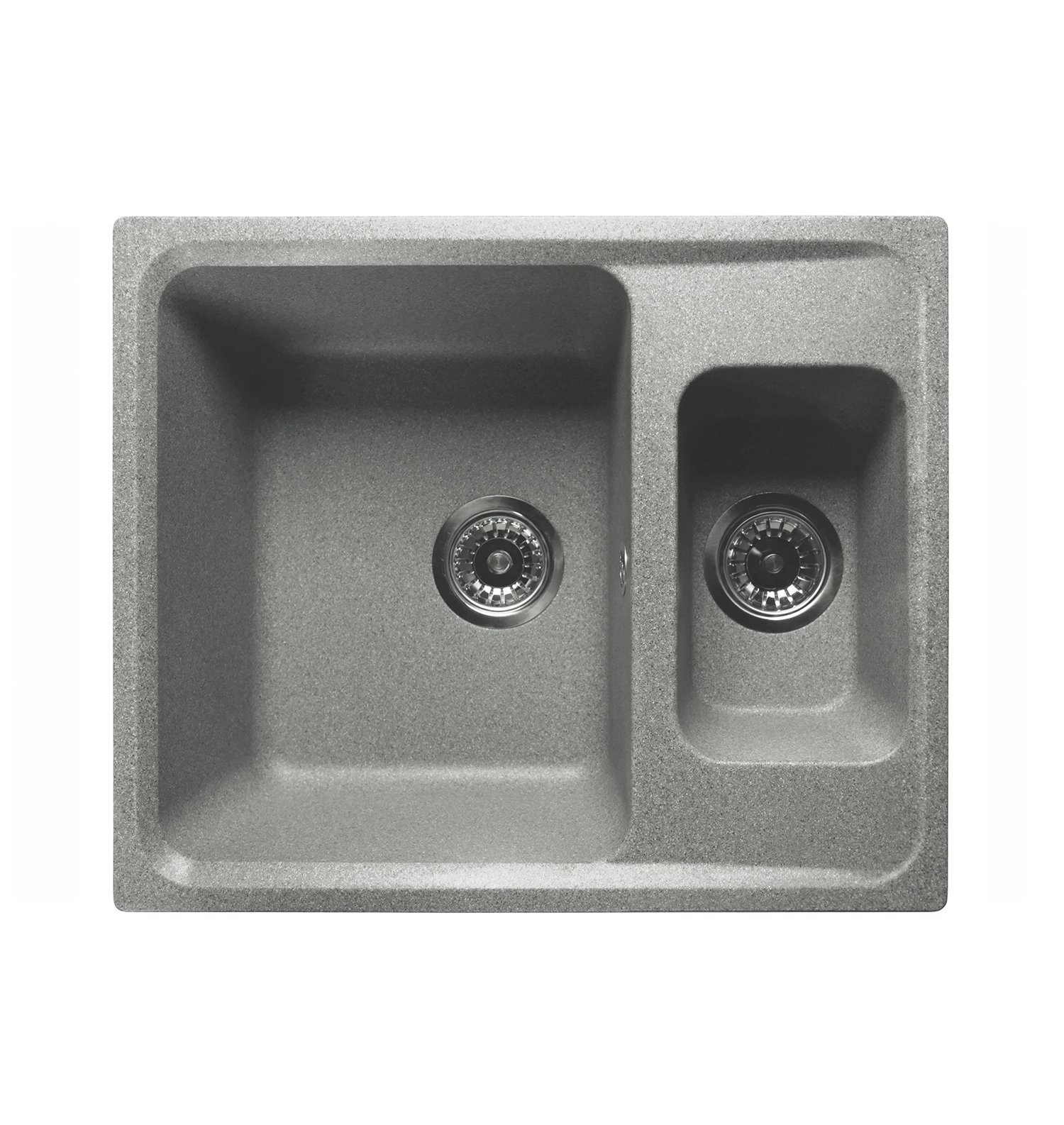 Мраморная кухонная мойка LEX Zurich 590 Space Gray